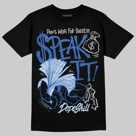 Awake NY x Jordan 5 Retro 'Black Racer Blue' DopeSkill T-Shirt Speak It Graphic Streetwear - Black