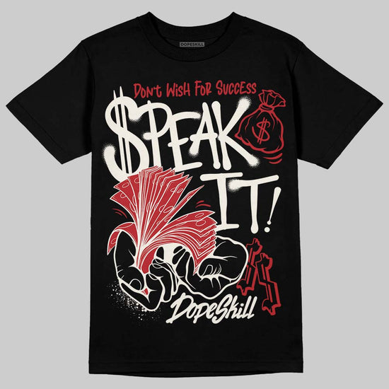 Nigel Sylvester x Jordan 1 Low OG “Nitro” DopeSkill T-Shirt Speak It Graphic Streetwear - Black
