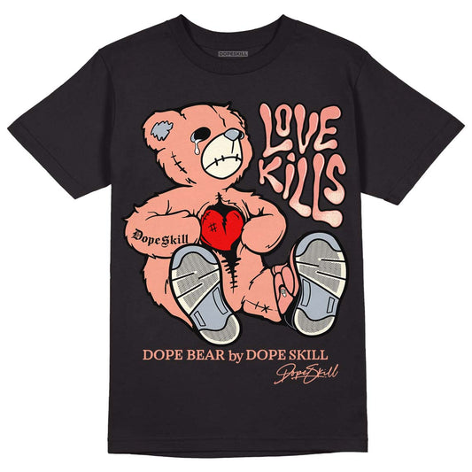 DJ Khaled x Jordan 5 Retro ‘Crimson Bliss’ DopeSkill T-Shirt Love Kills Graphic Streetwear - Black