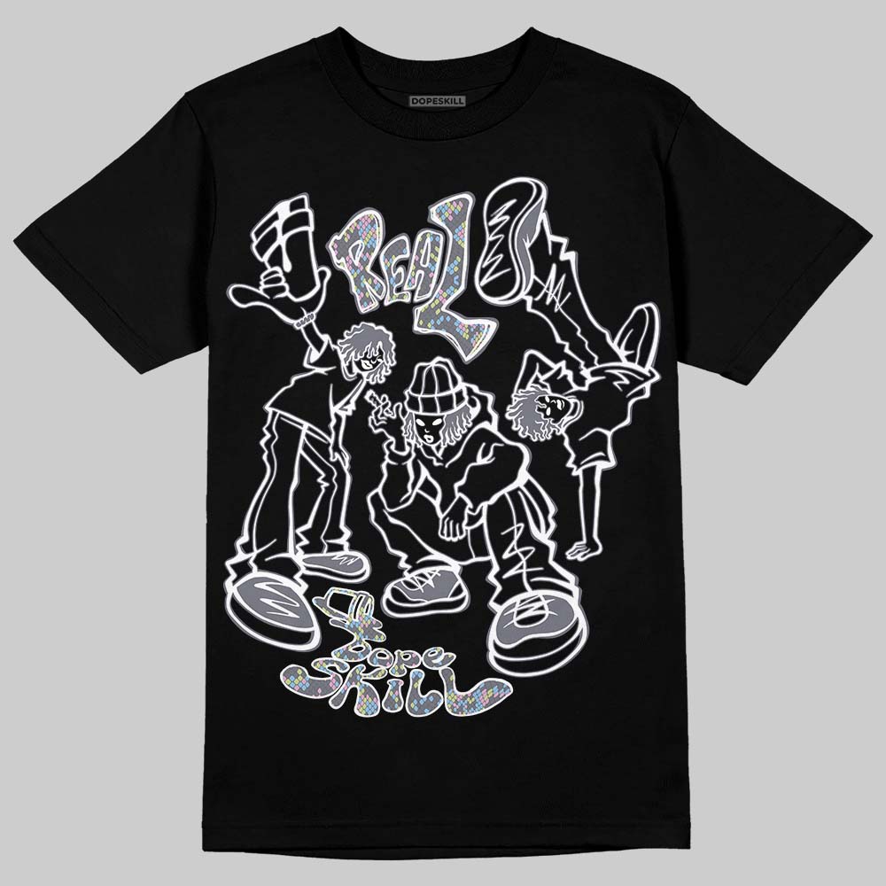 Jordan 11 Low CNY “Year of the Snake” DopeSkill T-Shirt Real Y2K Players Graphic Streetwear - Black