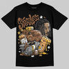 Jordan 1 High OG Black Metallic Gold DopeSkill T-Shirt Stressless Graphic Streetwear - Black