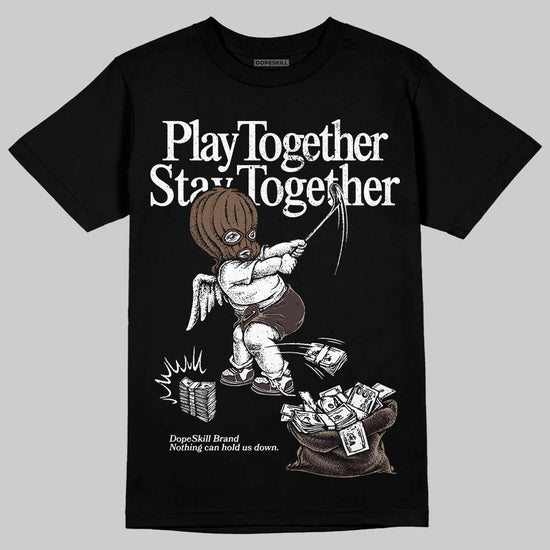 SoleFly x Air Jordan 12 Retro SP 'Cafecito/Baroque Brown' DopeSkill T-Shirt Play together, Stay together Graphic Streetwear - Black