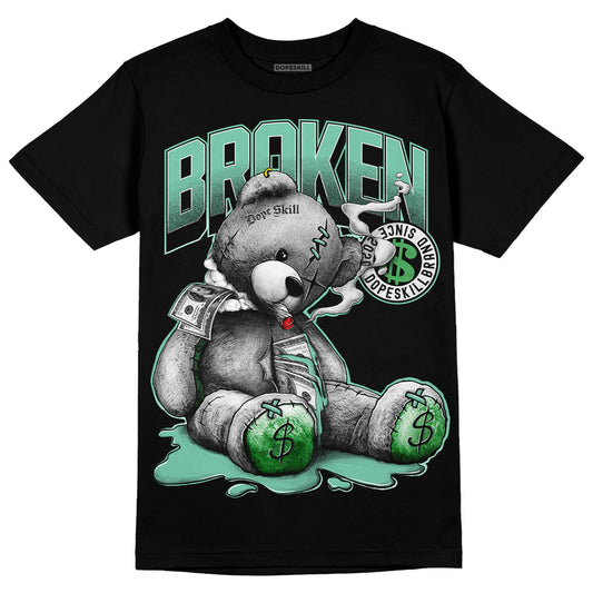 Jordan 1 High OG Green Glow DopeSkill T-Shirt Sick Bear Graphic Streetwear - Black