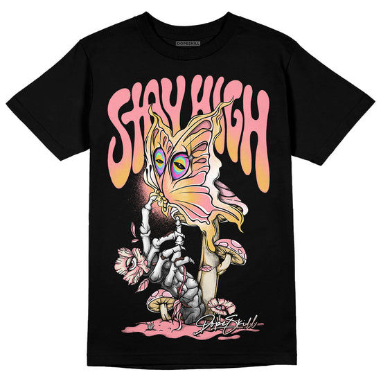 Jordan 3 GS “Red Stardust” DopeSkill T-Shirt Stay High Graphic Streetwear - Black