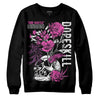 Jordan 4 GS “Hyper Violet” DopeSkill Sweatshirt Side Hustle Graphic Streetwear - Black