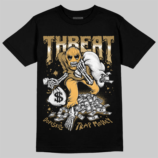 Jordan 6 “Pearl” DopeSkill T-Shirt Threat Graphic Streetwear - Black