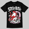 Awake NY x Air Jordan 5 Arctic Pink DopeSkill T-Shirt Stay Busy Graphic Streetwear - Black