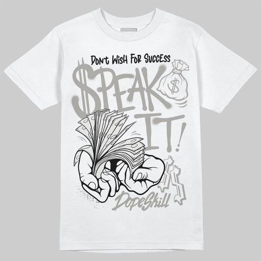 Jordan 3 Retro Pure Money DopeSkill T-Shirt Speak It Graphic Streetwear - White