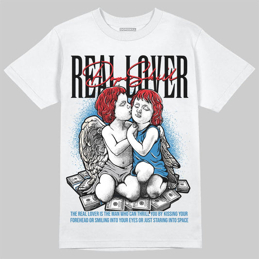 Jordan 3 Retro OG Rare Air DopeSkill T-Shirt Real Lover Graphic Streetwear - White