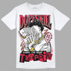 Dunk Low PRM Bacon DopeSkill T-Shirt Sorry I've Been Trappin Graphic Streetwear - White 