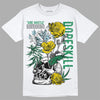 Jordan 5 “Lucky Green” DopeSkill T-Shirt Side Hustle Graphic Streetwear - White