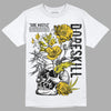 Jordan 4 Retro “Vivid Sulfur” DopeSkill T-Shirt Side Hustle Graphic Streetwear - White 