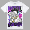 Dunk Low Championship Court Purple DopeSkill T-Shirt Sorry I've Been Trappin Graphic Streetwear - White