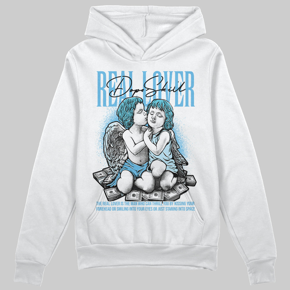 Jordan 11 Retro Legend Blue DopeSkill Hoodie Sweatshirt Real Lover Graphic Streetwear - White