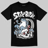 Jordan 40 “Blue Suede” DopeSkill T-Shirt Stay Busy Graphic Streetwear - Black