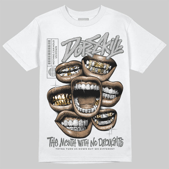 New Balance 2002R ‘Steel Orca’ DopeSkill T-Shirt The Mouth With No Droughts Graphic Streetwear - WHite