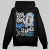 Jordan 12 “Blueberry” DopeSkill Hoodie Sweatshirt Real Ones Move In Silence Graphic Streetwear - Black