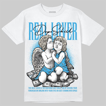 Jordan 1 High OG “UNC” Reimagined DopeSkill T-Shirt Real Lover Graphic Streetwear - White