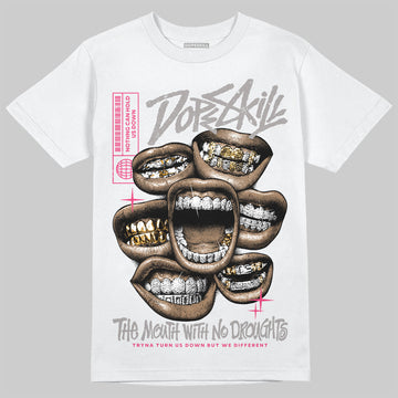 Jordan 3 “Wings” DopeSkill T-Shirt The Mouth With No Droughts Graphic Streetwear - WHite 