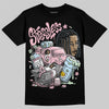 Jordan 4 Retro Valentine's Day (2026) (GS) DopeSkill T-Shirt Stressless Graphic Streetwear - Black