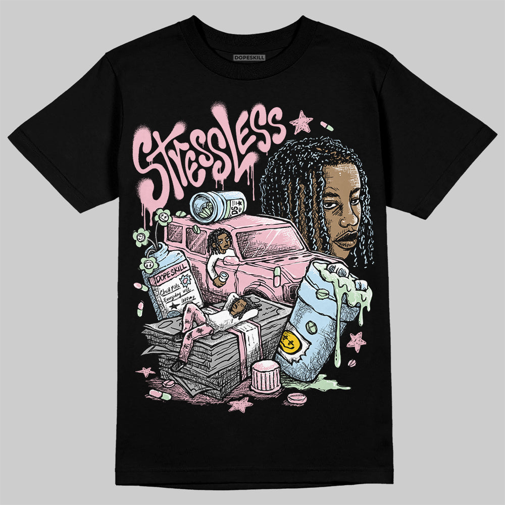 Jordan 4 Retro Valentine's Day (2026) (GS) DopeSkill T-Shirt Stressless Graphic Streetwear - Black