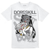 Jordan 4 Retro 'Wet Cement' DopeSkill T-Shirt Stay It Busy Graphic Streetwear - White