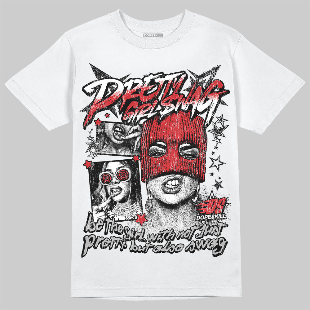 Jordan 3 OG “Black Cement” DopeSkill T-Shirt Pretty Girl Swag Graphic Streetwear - White