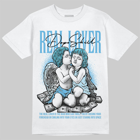 Jordan 11 Retro Legend Blue DopeSkill T-Shirt Real Lover Graphic Streetwear -0 White