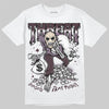 A Ma Maniére x Air Jordan 3 "Burgundy Crush" DopeSkill T-Shirt Threat Graphic Streetwear - White