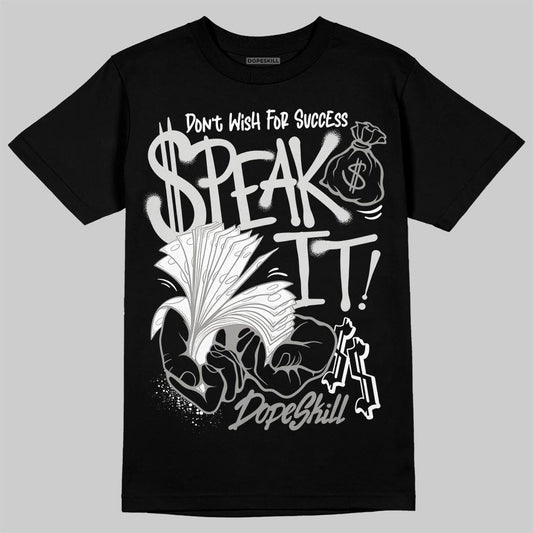 Jordan 3 Retro Pure Money DopeSkill T-Shirt Speak It Graphic Streetwear - Black