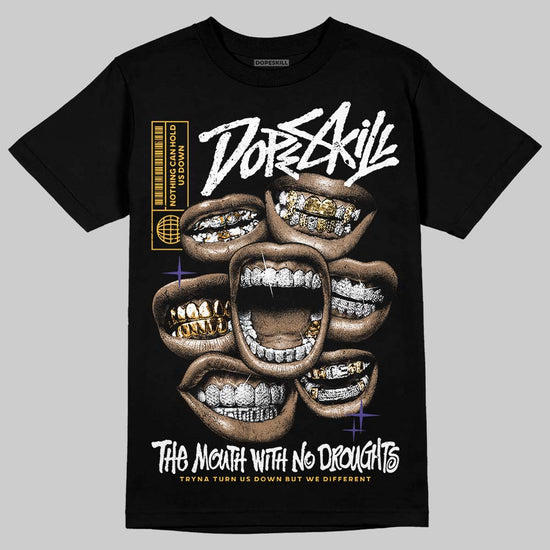 Kobe 8 Protro "Lakers Home" DopeSkill T-Shirt The Mouth With No Droughts Graphic Streetwear - Black