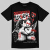 Jordan 4 Retro Toro Bravo DopeSkill T-Shirt Certified Lover Graphic Streetwear - black