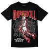 Jordan 12 “Red Taxi” DopeSkill T-Shirt Thunder Dunk Graphic Streetwear - Black