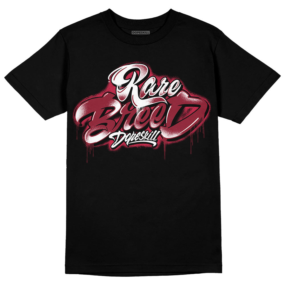 Jordan 1 Retro High '85 OG Metallic Burgundy DopeSkill T-Shirt Rare Breed Type Graphic Streetwear - Black