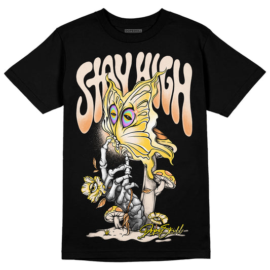 Jordan 4 "Sail" DopeSkill T-Shirt Stay High Graphic Streetwear - Black