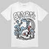 Jordan 40 “Blue Suede” DopeSkill T-Shirt Stay Busy Graphic Streetwear - White
