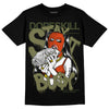 Olive Sneakers DopeSkill T-Shirt Stay It Busy Graphic Streetwear - Black