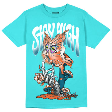 Dunk Low “Miami Dolphins” DopeSkill Tahiti Blue T-shirt Stay High Graphic Streetwear 