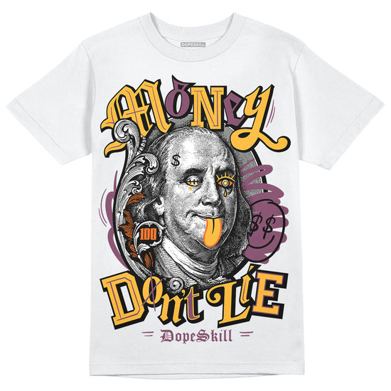 Jordan 1 Retro High OG Brotherhood DopeSkill T-Shirt Money Don't Lie Graphic Streetwear - White