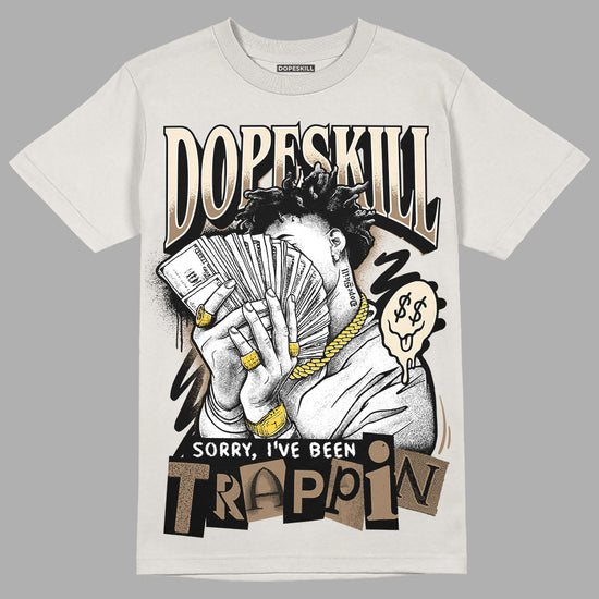 Jordan 5 SE “Sail” DopeSkill Sand T-shirt Sorry I've Been Trappin Graphic Streetwear