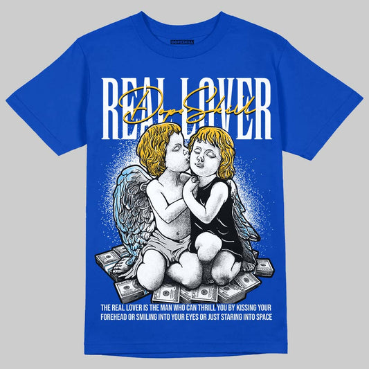 Jordan 12 “Blueberry” DopeSkill Royal T-shirt Real Lover Graphic Streetwear