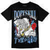 Dunk Low Retro White Polar Blue DopeSkill T-Shirt Sorry I've Been Trappin Graphic Streetwear - black