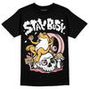 Jordan 3 GS “Red Stardust” DopeSkill T-Shirt Stay Busy Graphic Streetwear - Black