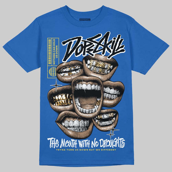 Air Foamposite One “International Blue” DopeSkill Royal T-shirt The Mouth With No Droughts Graphic Streetwear 