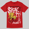 Jordan 14 Retro Ferrari (2025) DopeSkill T-Shirt Speak It Graphic Streetwear - Red