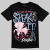 Jordan 3 GS “Cobalt Bliss” DopeSkill T-Shirt Speak It Graphic Streetwear - Black
