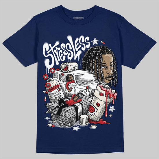 Jordan 11 “Rare Air” DopeSkill T-Shirt Stressless Graphic Streetwear - navy