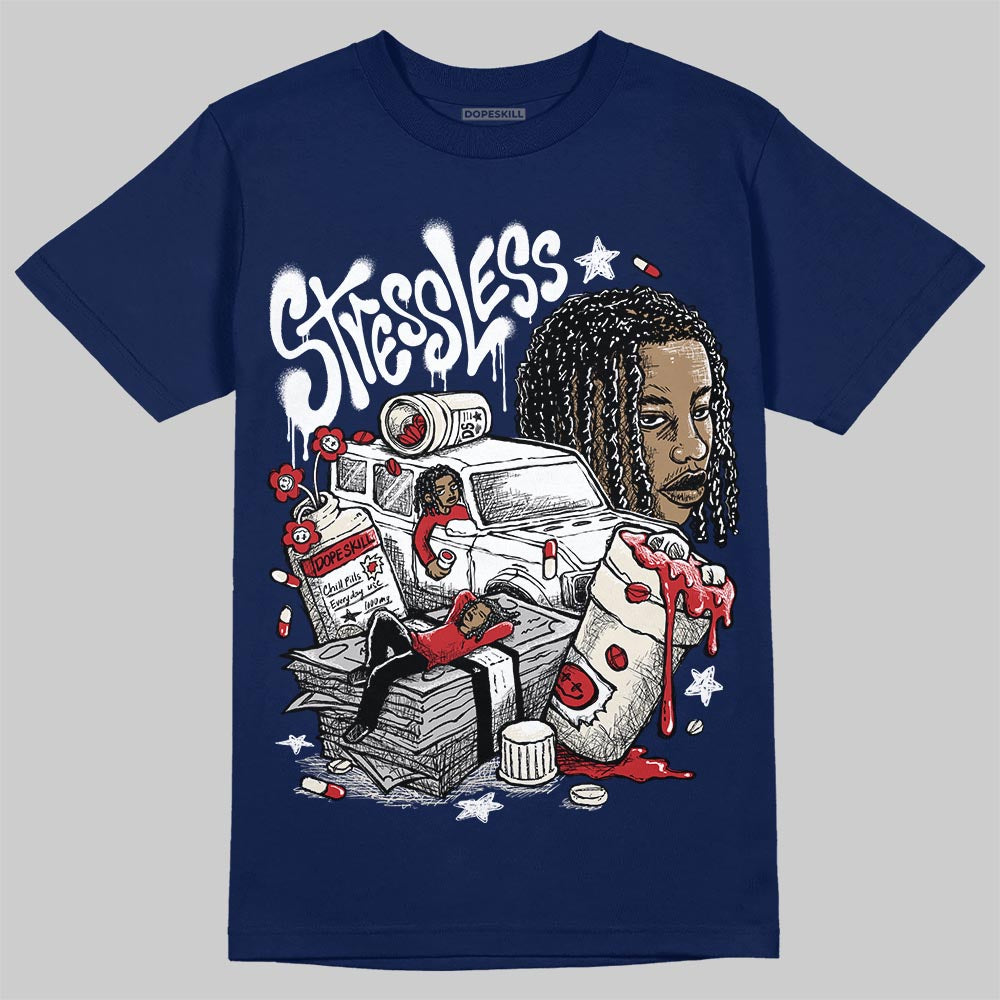 Jordan 11 “Rare Air” DopeSkill T-Shirt Stressless Graphic Streetwear - navy