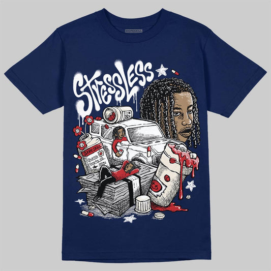 Jordan 11 “Rare Air” DopeSkill T-Shirt Stressless Graphic Streetwear - navy