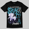 Jordan 8 Retro 'Aqua' 2025 DopeSkill T-Shirt Speak It Graphic Streetwear - Black